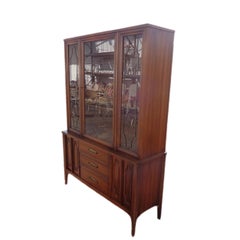 Mid-Century Walnut China Cabinet