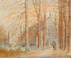 Frederick Edward J Goff (1855-1931) - Framed Watercolour, Winchester