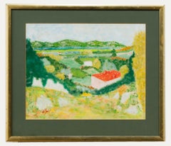Jean de Paul (1925-2011) - Pastel du 20e siècle, vue provençale