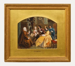 John Gilbert (1817-1897) - 19th Century Watercolour, Master and His Disciples