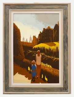John Semmence (1930-1985) - Gouache du milieu du 20e siècle, Édimbourg