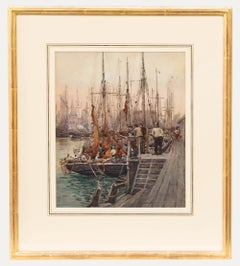 English School Early 20th Century Watercolour - Start of The Fishing Day