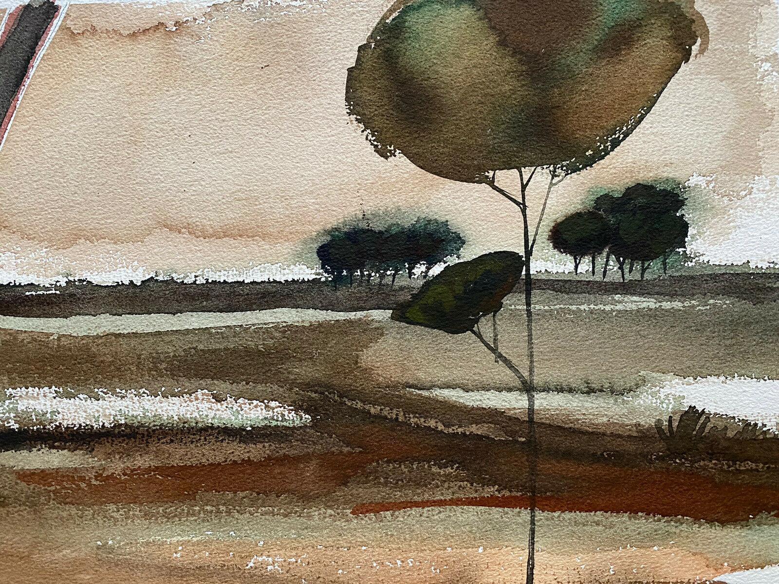 Roger Bonafe, Pittura originale Modernista francese, Paesaggio verde in vendita 2