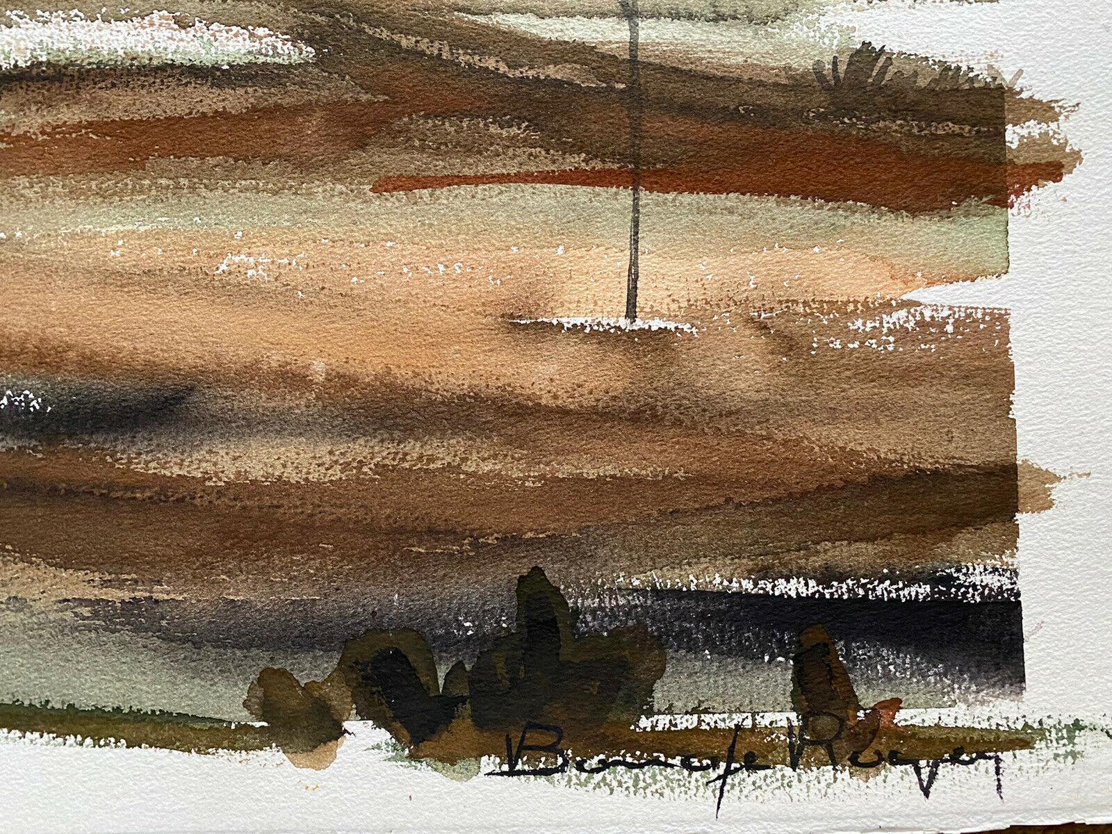 Roger Bonafe, Pittura originale Modernista francese, Paesaggio verde in vendita 5