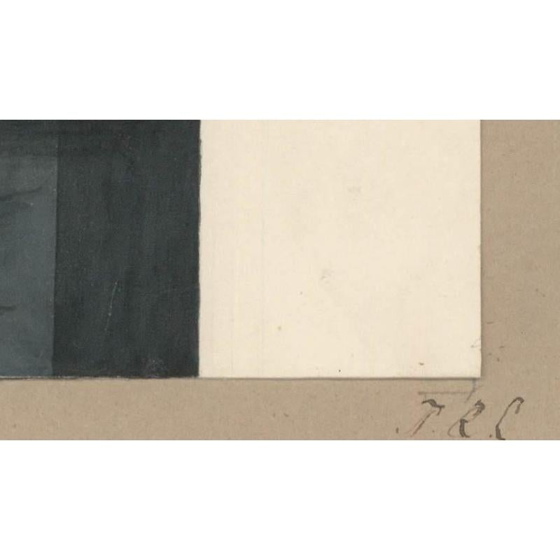 Un affascinante e vivido studio ornitologico dell'inizio del XIX secolo dell'artista Sophia Katherine Charleton (1789-1844), che raffigura un piccolo pettirosso cinguettante appollaiato su un basamento di pietra e in bilico per beccare un grappolo