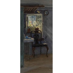 Gideon Matthew Fidler (1857-1942) - Watercolour, Sunlight Through a Window