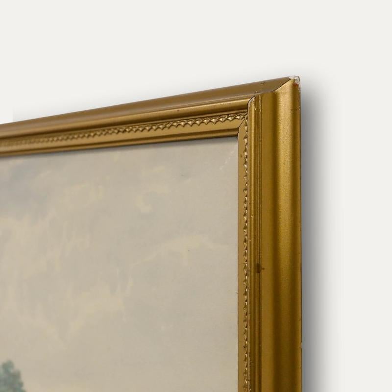 William Henry Vernon (1820-1909) - Gerahmtes Aquarell, Bewachung der Herde im Angebot 1