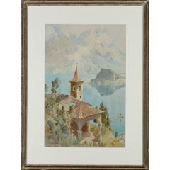 Henry Richard Beadon Donne (1860-1949) - Watercolour, View of Lake Como Henry Richard Beadon Donne (1860-1949) - Watercolour, View of Lake Como
