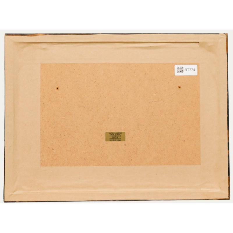 A. Burgess - Aquarelle encadrée de la fin du XIXe siècle, Marine néerlandaise en mer - Beige Figurative Art par Unknown