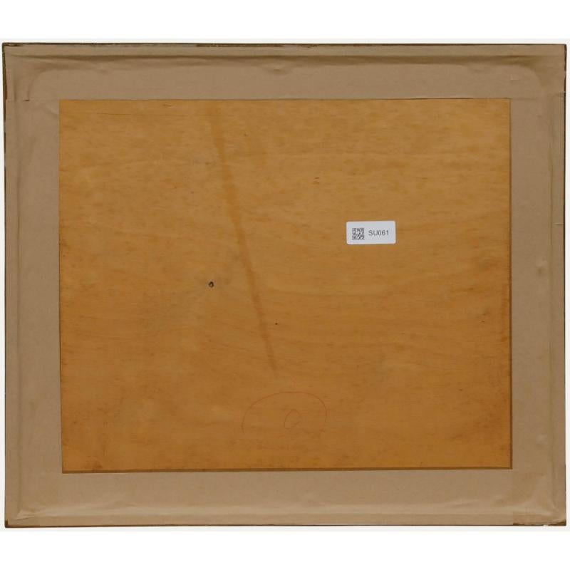 Margaret Worsley - Acuarela de principios del siglo XX, Naturaleza muerta con Petunias - Still-Life Gris de Unknown