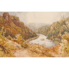 David Law (1831-1901) - Framed Late 19th Century Watercolour, Symonds Yat