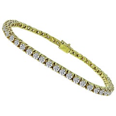 Pulsera de tenis con diamantes de 4,75 ct
