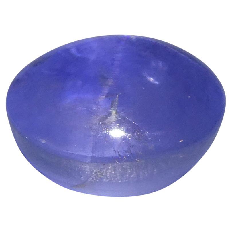 4.75ct Oval Cabochon Blue Star Sapphire GIA Certified Sri Lanka For Sale 1