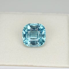 4.78 cts, Faceted aquamarine