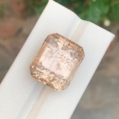 47.80 Carat Natural Loose Golden Topaz Emerald Shape Gemstone