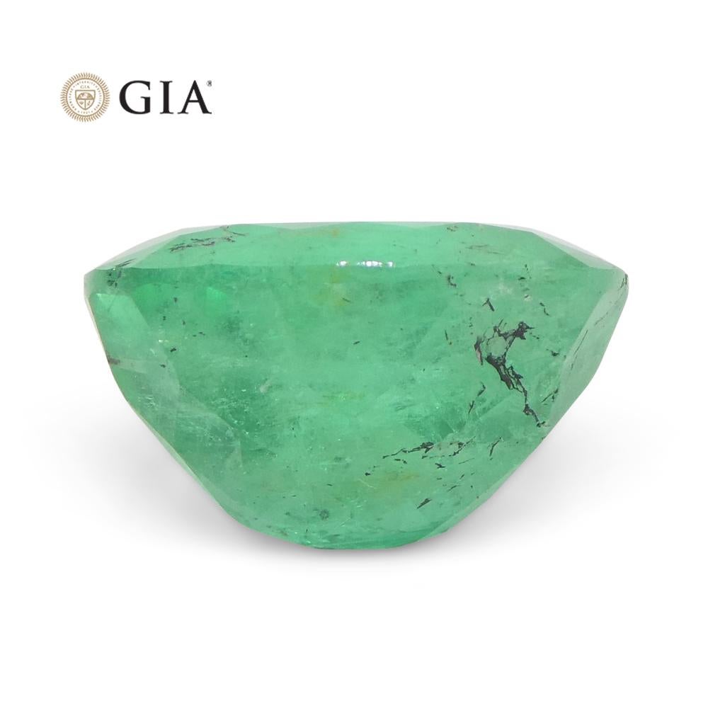 4.78ct Oval Green Emerald GIA Certified Colombia For Sale 5