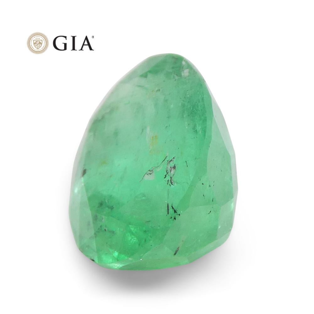 4.78ct Oval Green Emerald GIA Certified Colombia For Sale 7