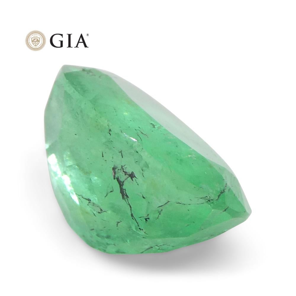 4.78ct Oval Green Emerald GIA Certified Colombia For Sale 3