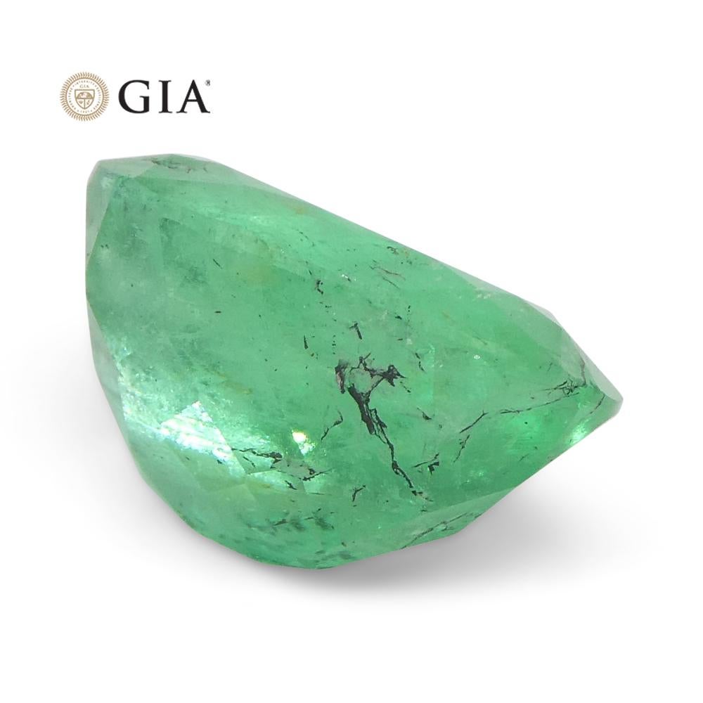 4.78ct Oval Green Emerald GIA Certified Colombia For Sale 4