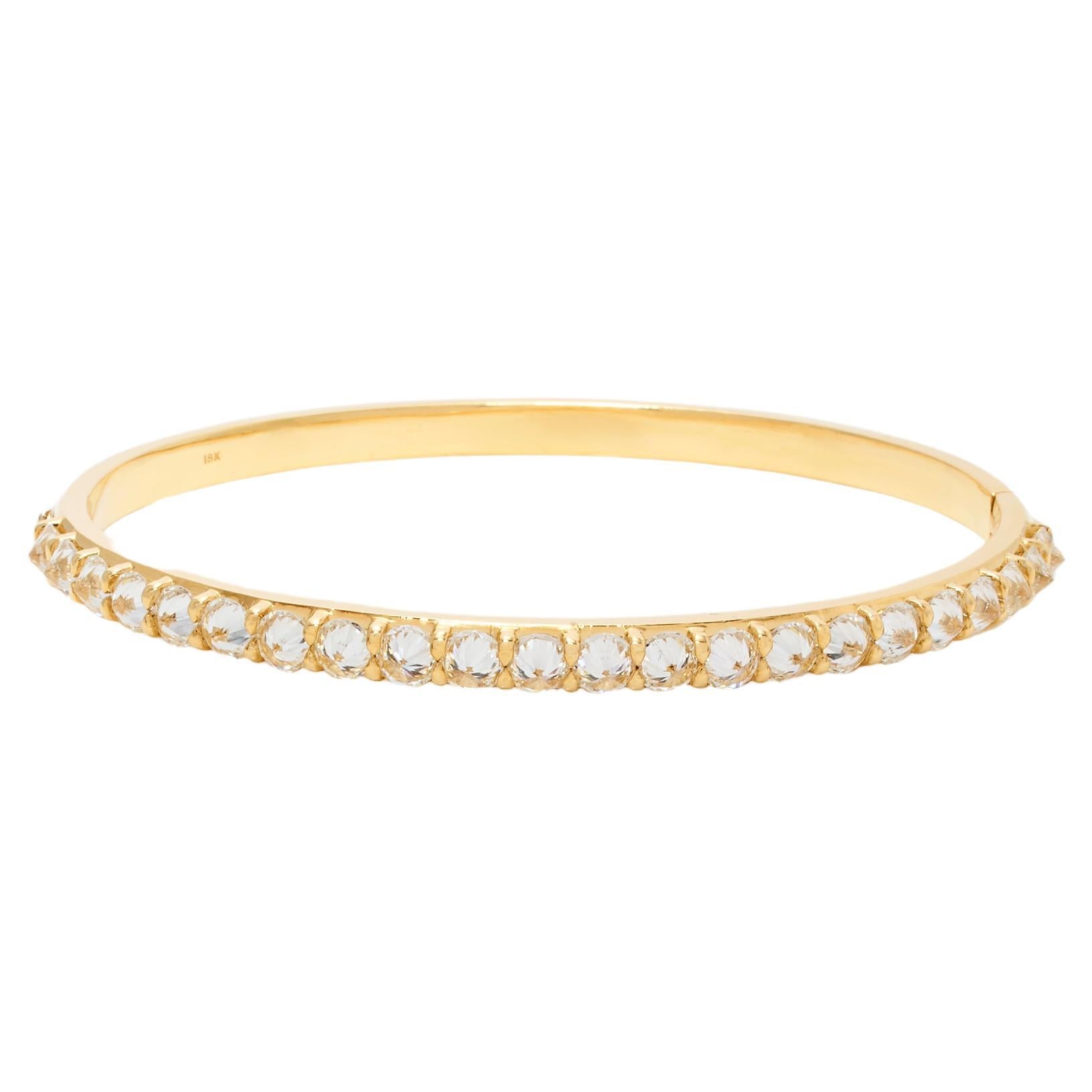 4.79 Carat Natural Diamond Bangle