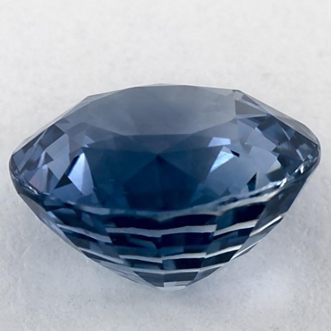 4.79 Ct Blue Sapphire Round Loose Gemstone (pierre précieuse en vrac) Neuf - En vente à Fort Lee, NJ