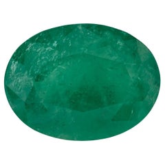 Gema suelta ovalada esmeralda de 4.79 qt