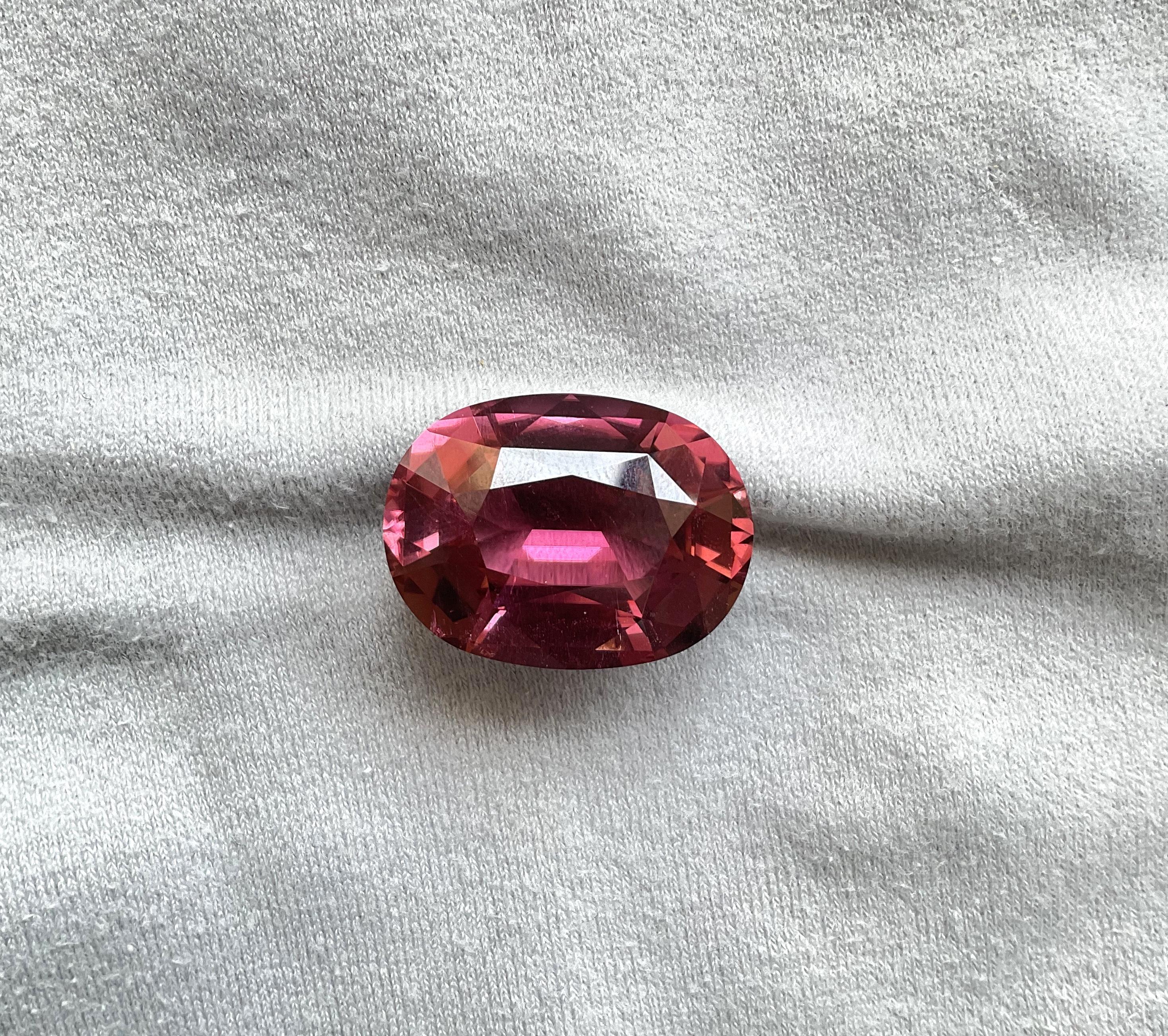 47.94 Carats Top Quality Tourmaline Oval Cut Stone Fine Jewelry Natural Gemstone In New Condition For Sale In Jaipur, RJ