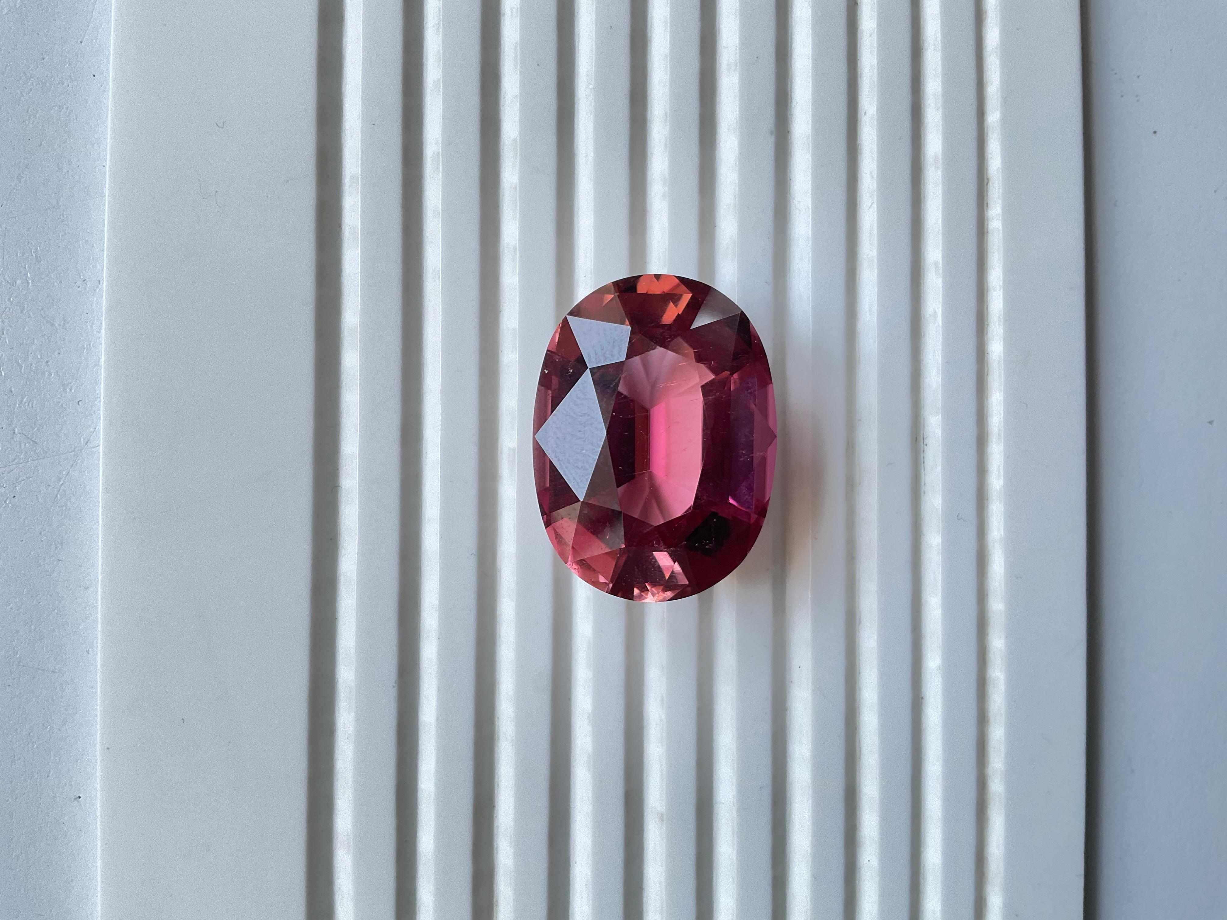 47.94 Carats Top Quality Tourmaline Oval Cut Stone Fine Jewelry Natural Gemstone 5
