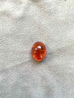 47.99 Carat Fanta Spessartite Garnet Cabochon Plain Top Quality Natural Gemstone