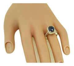 4.79ct Ceylon Sapphire 2.00ct Diamond Engagement Ring