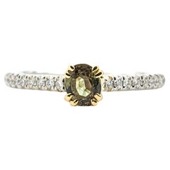 .47ct Natürliche Alexandrit & Diamant-Ring in Gelbgold