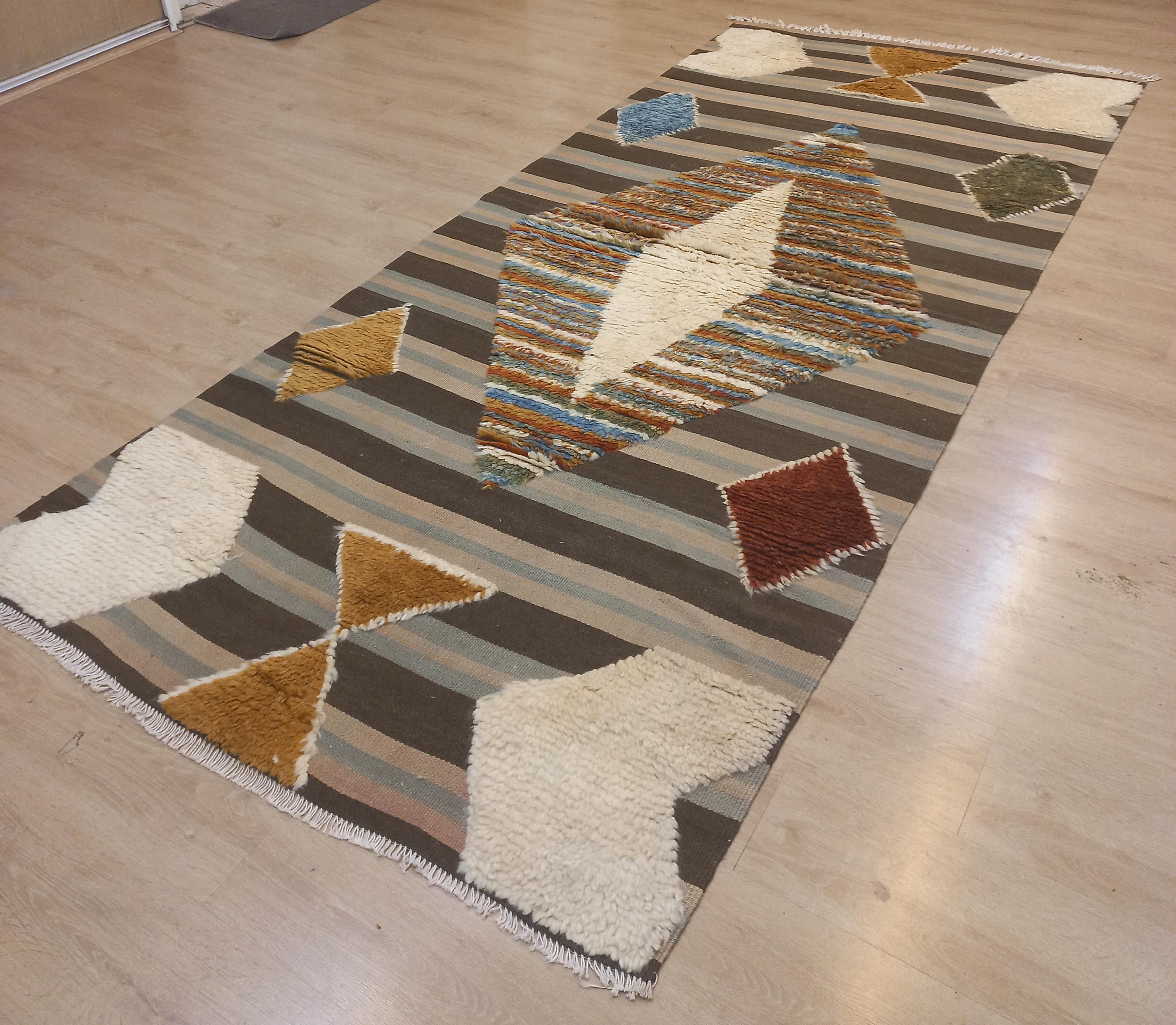 Alfombra Tulu hecha a mano, pelo 100% lana, opciones personalizadas disponibles Tejido a mano en venta