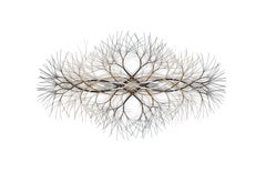 47"x27" Metal Wall Sculpture in Brass, Stainless, and Bronze #680