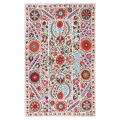 4.7x6.9 Ft Embroidered Tapestry, Modern Bedspread, Silk Wall Hanging, Wall Decor