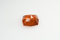 4,8 ct, Facettierter orangefarbener Granat, Spessatit-Granat