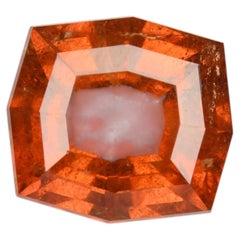 4,8 ct, Facettierter orangefarbener Granat, Spessatit-Granat