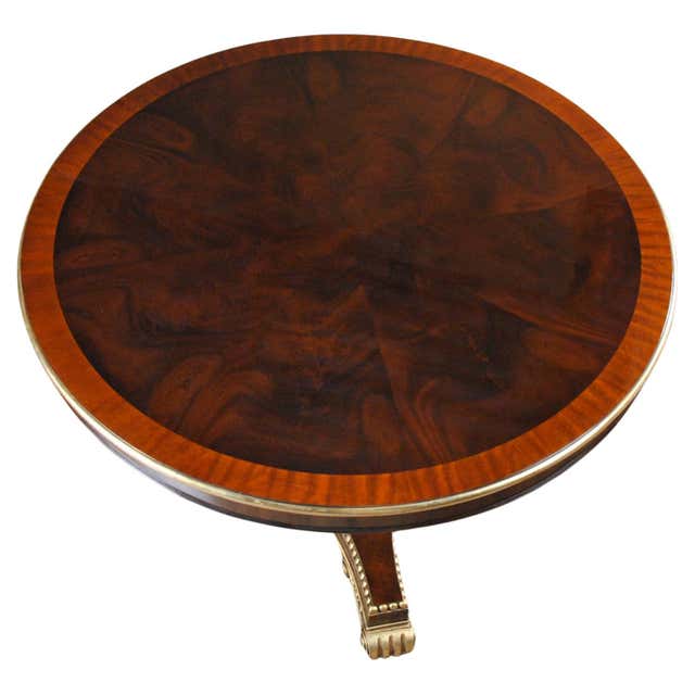 Round Table with Empire Bases 60-115 inch For Sale at 1stDibs