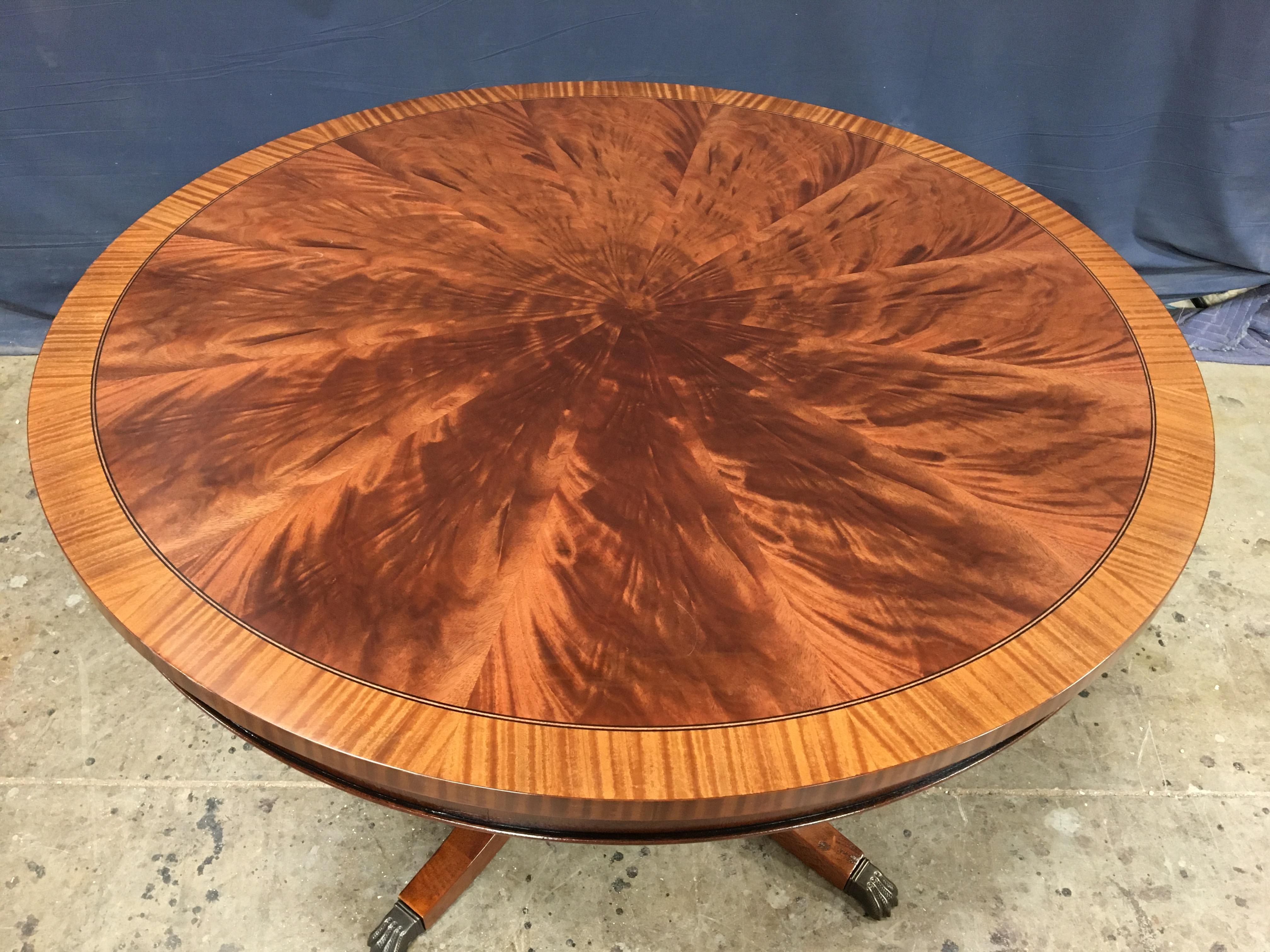 mahogany round table