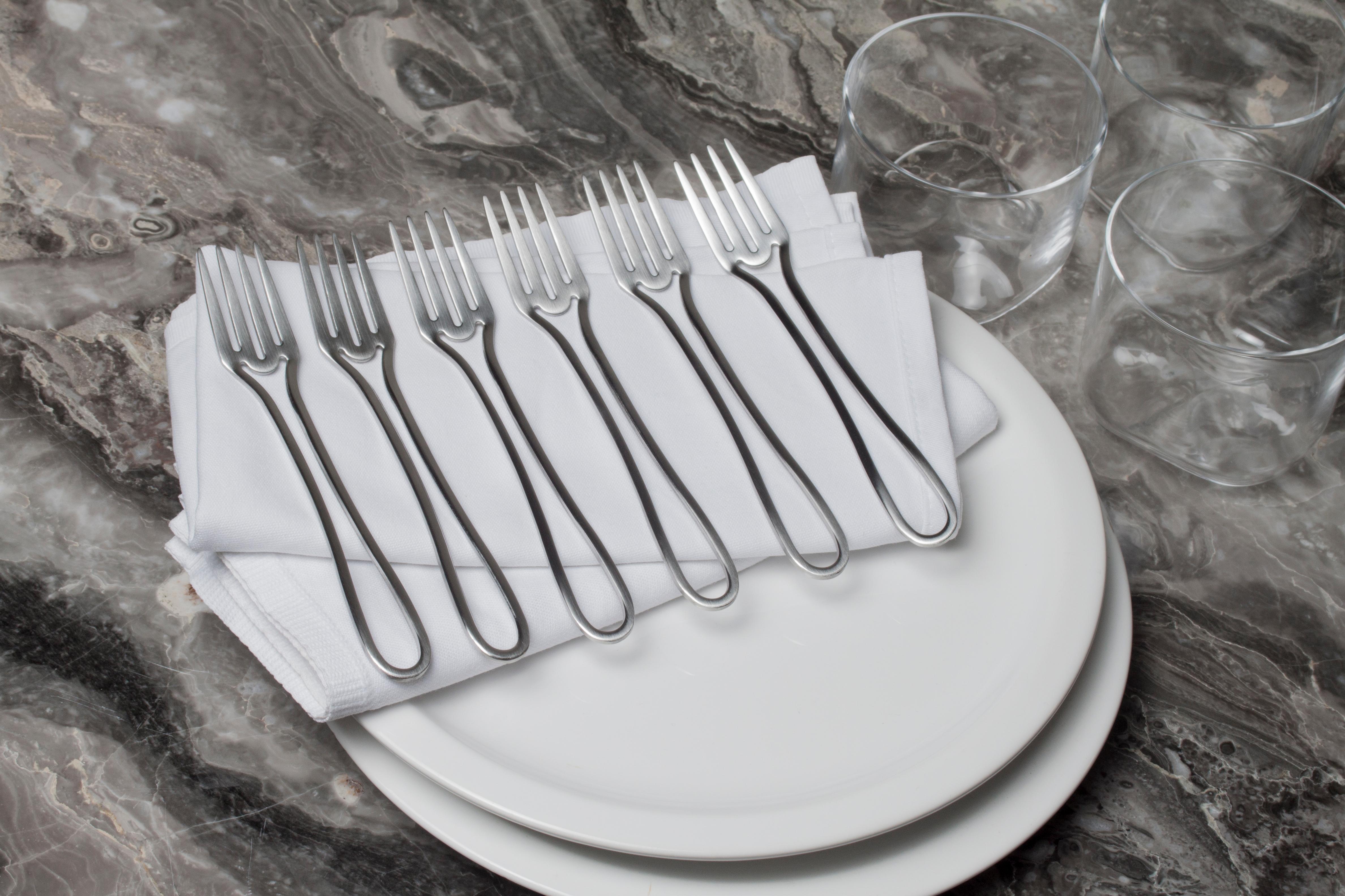 Dutch 48 Pices Outline Cutlery Set by Maarten Baptist