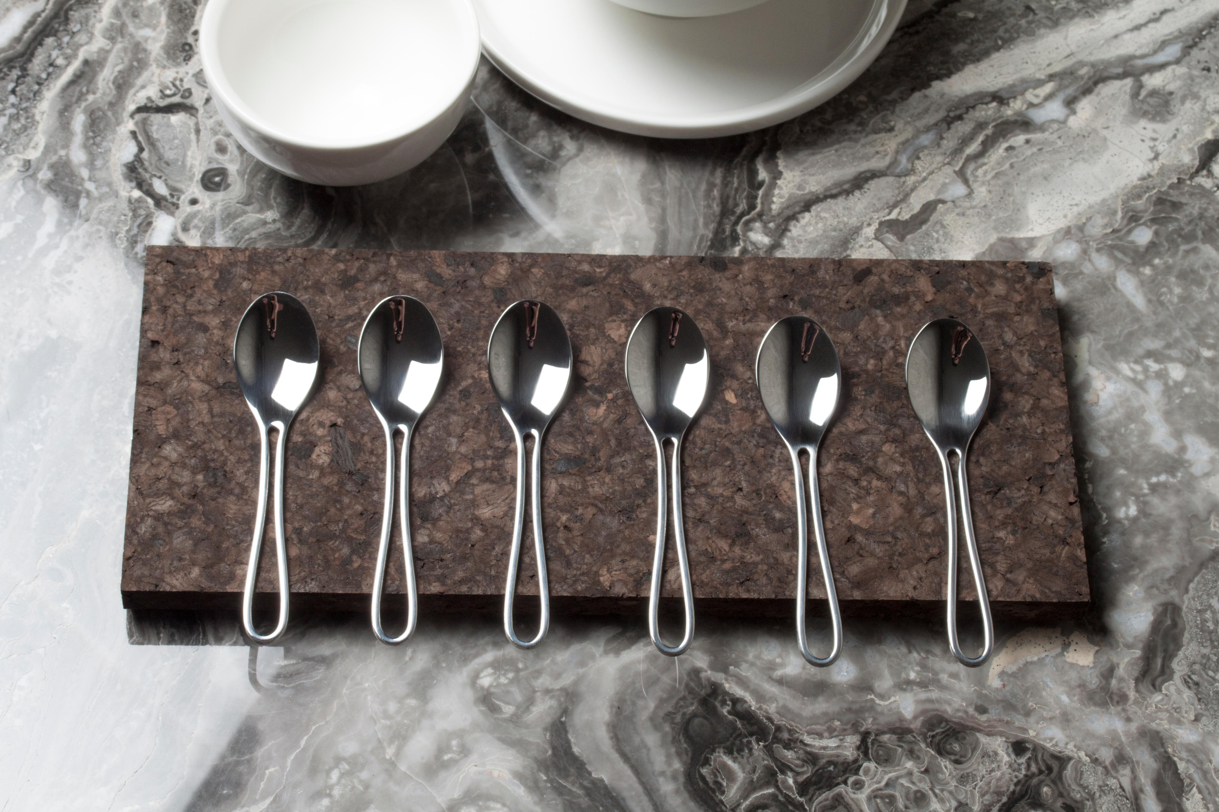 Contemporary 48 Pices Outline Cutlery Set by Maarten Baptist