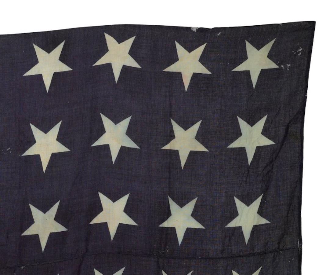 Américain Drapeau bleu marine américain à 48 étoiles en vente