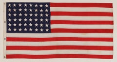 WWII 48 Star US Navy Flag & Pennant from 1st Ship to Anchor in Japanese Waters