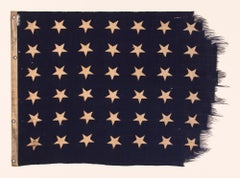 48 Star U.S Navy Jack Flown on the USS FT. Mandan, ca 1945