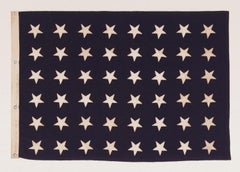 48 Star U.S Navy Jack, Made at Mare Island California
