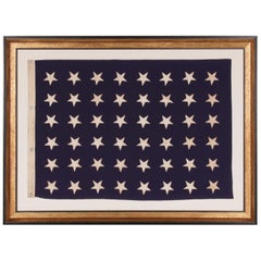 48 Star U.S Navy Jack, Made at Mare Island California