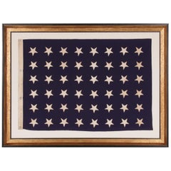 48 Star U.S Navy Jack, Made at Mare Island California