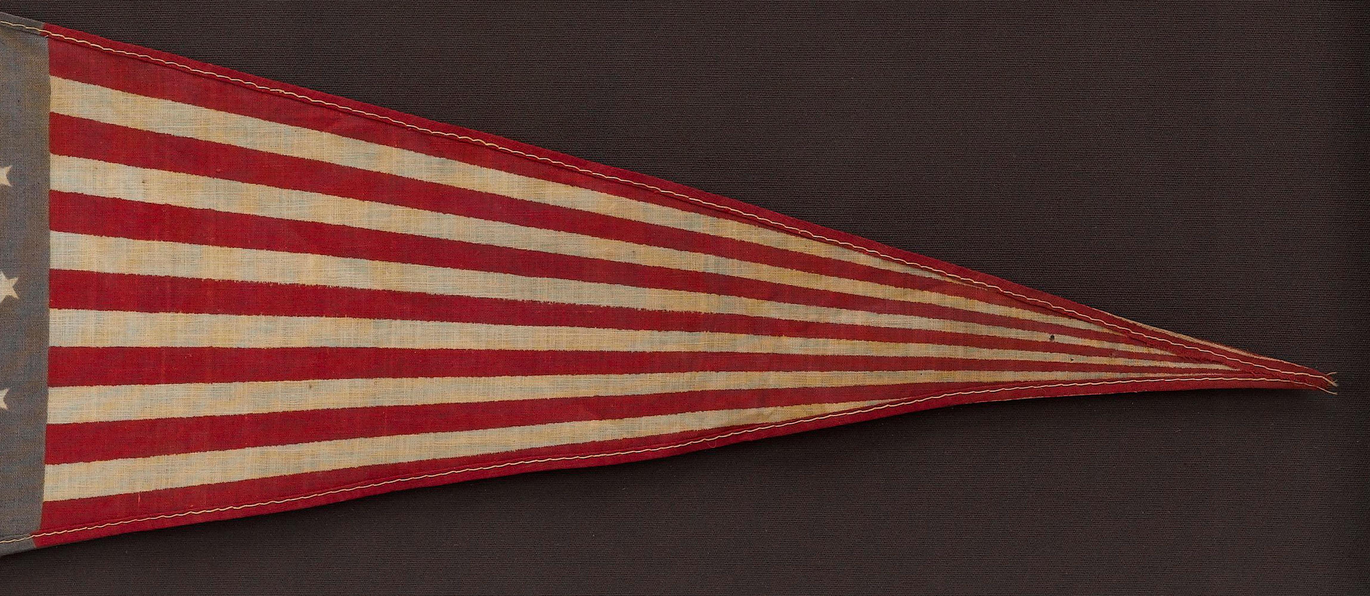 Early 20th Century 48-Star Whipple Flag Pennant, Circa 1912