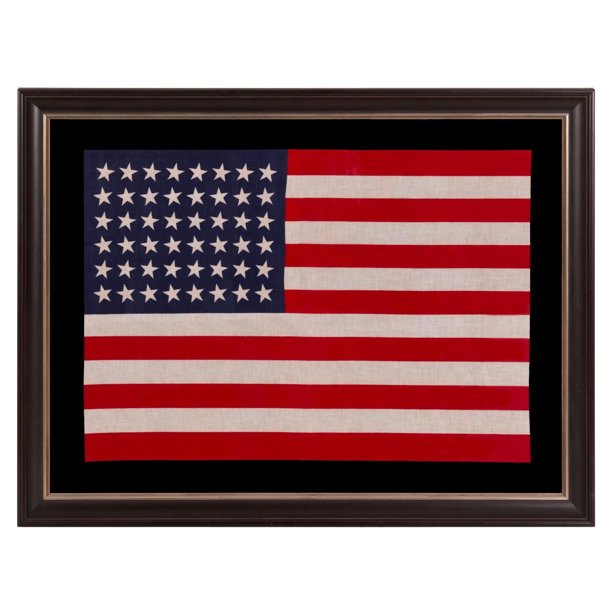 48 Stars Canted to the Right, and Dancing Stars to the Left, ca 1912-1918 For Sale