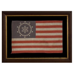 48 Stars on an Antique American Flag Designed and Commissioned by Wayne Whipple