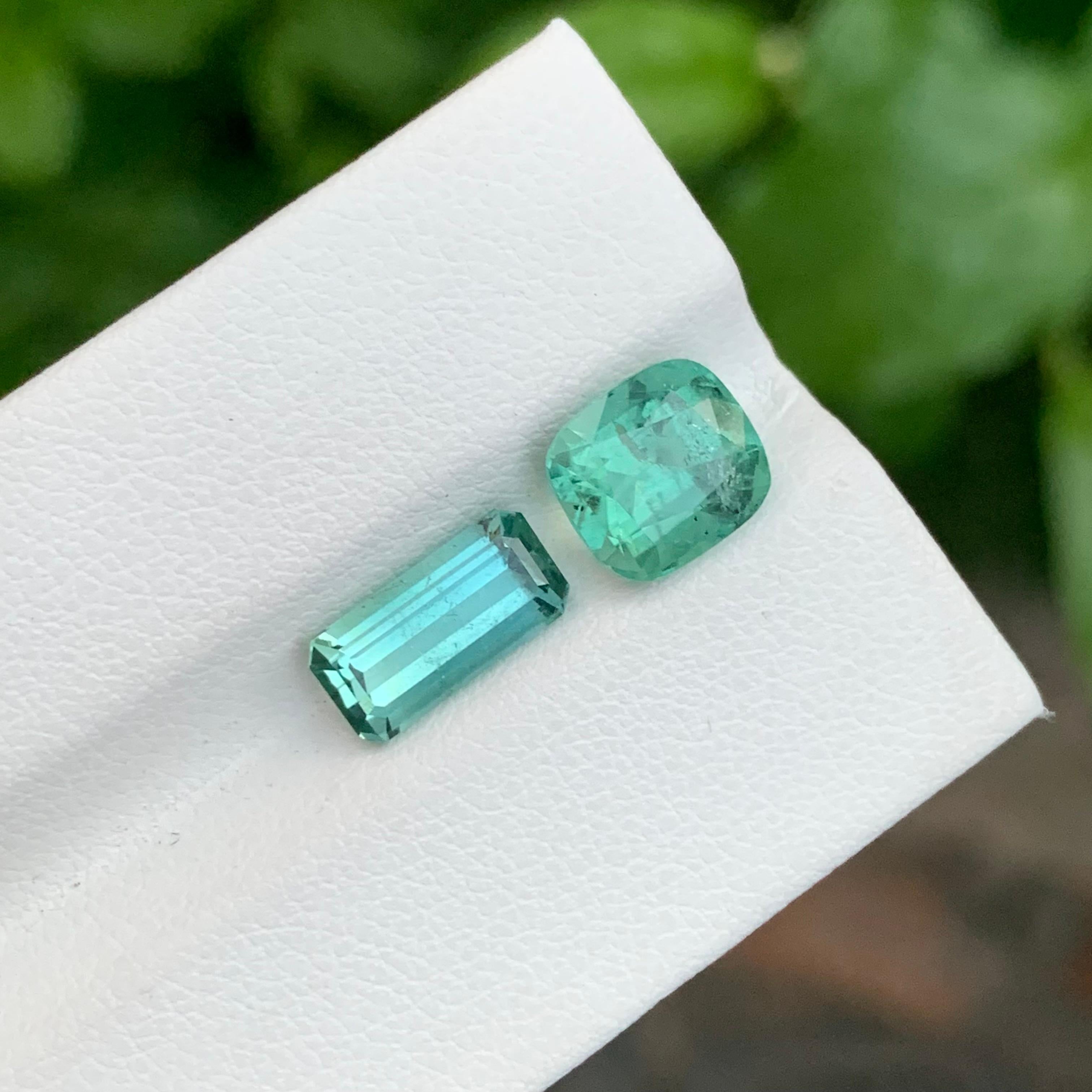 4.80 Carat Natural Dual Loose Tourmaline For Jewellery Making For Sale 4